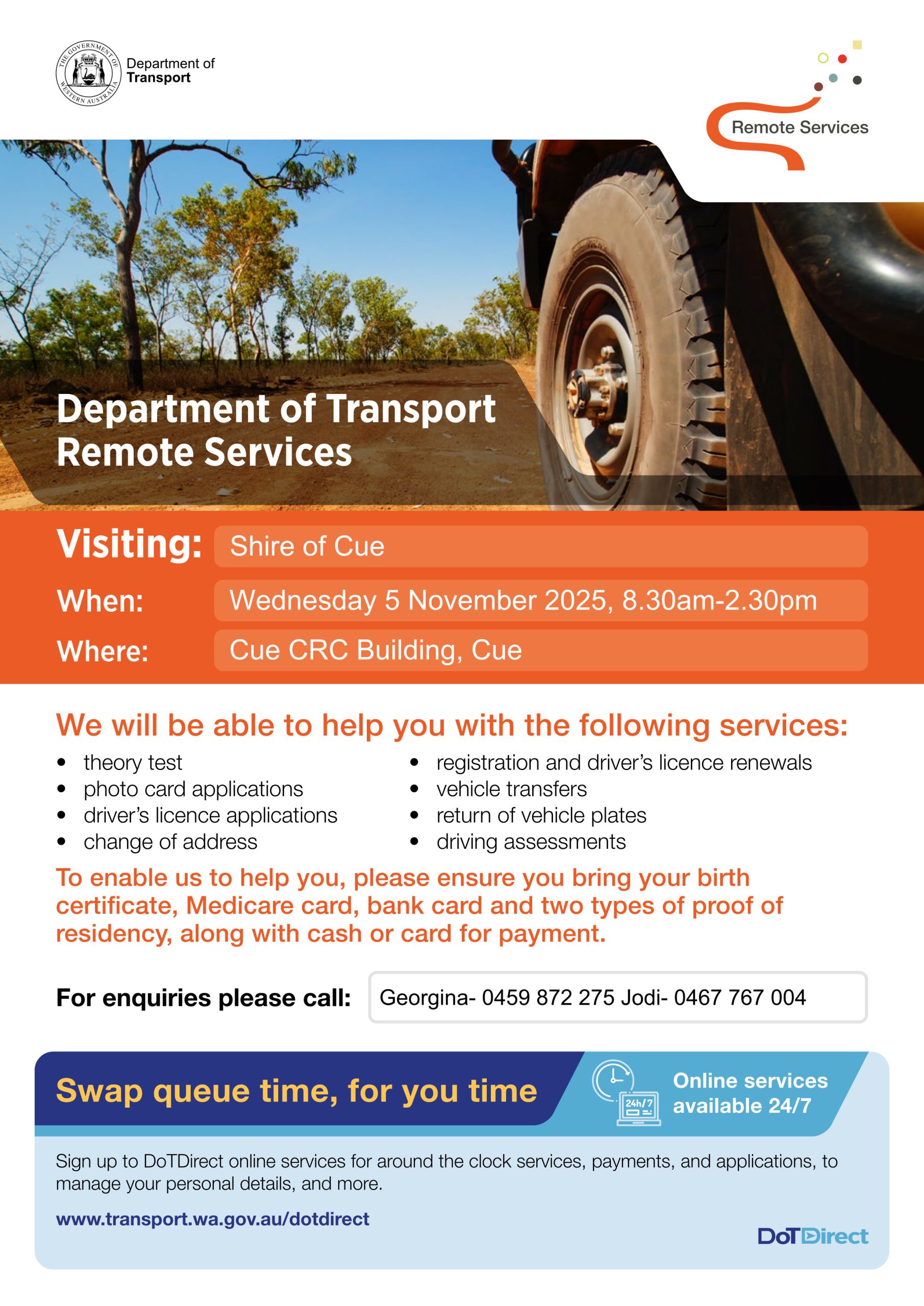 2025 11 05 - Flyer - Cue