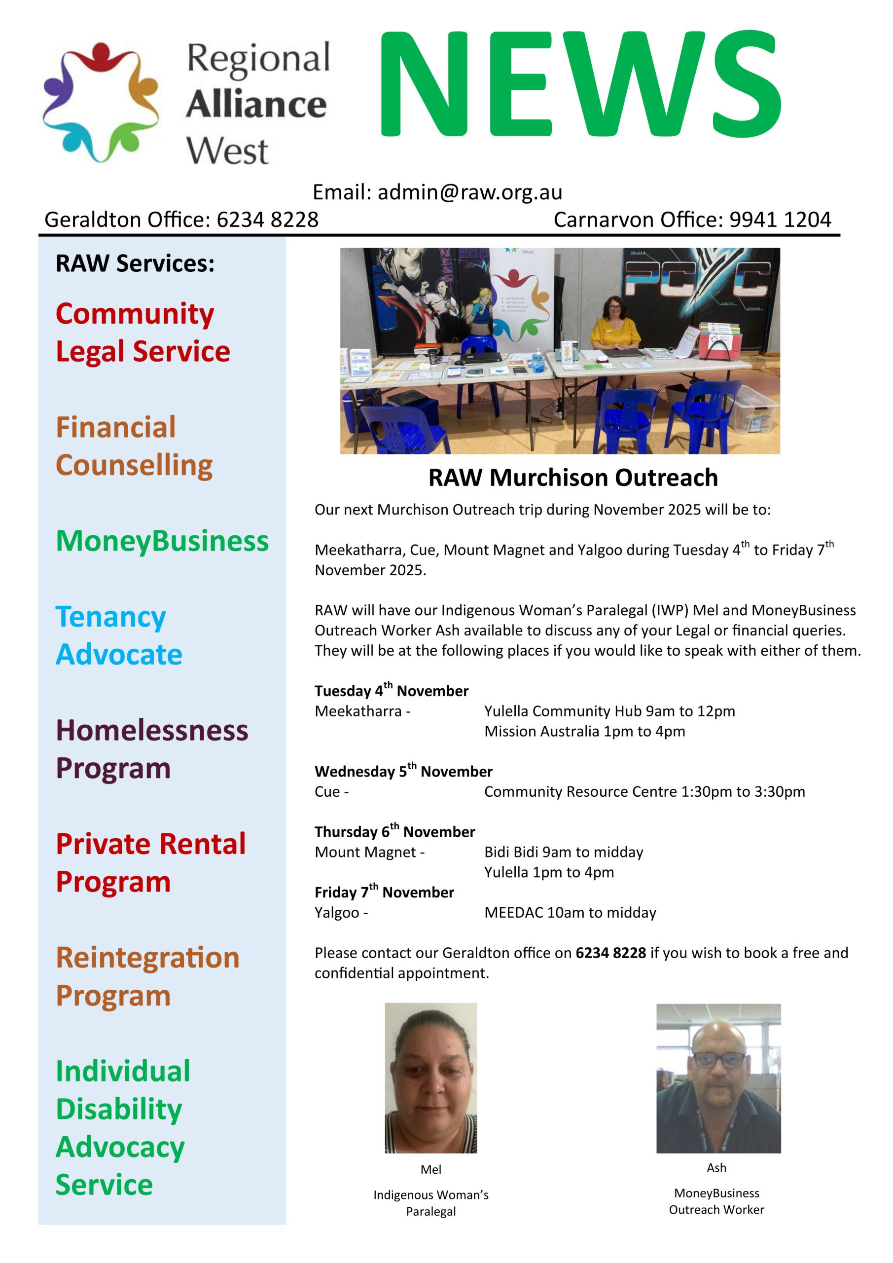 Newsletter_Murchison_Outreach_3rd_to_7th_November_2025