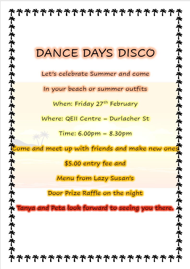 DANCE DAYS DISCO