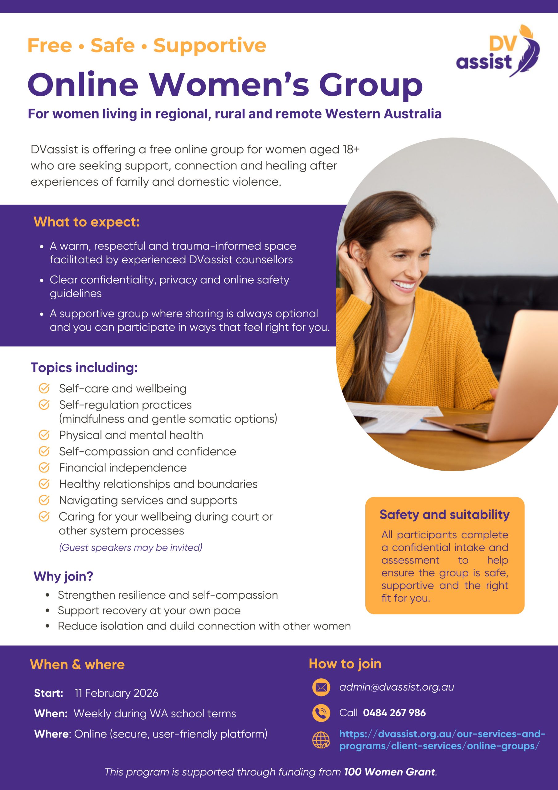 DVassist Online Women's Group