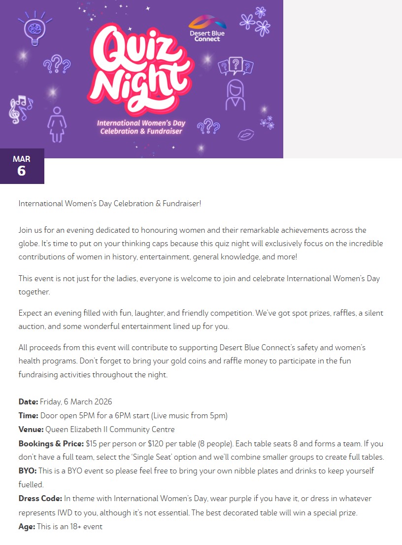 International Womens Day Celebration and Fundraiser