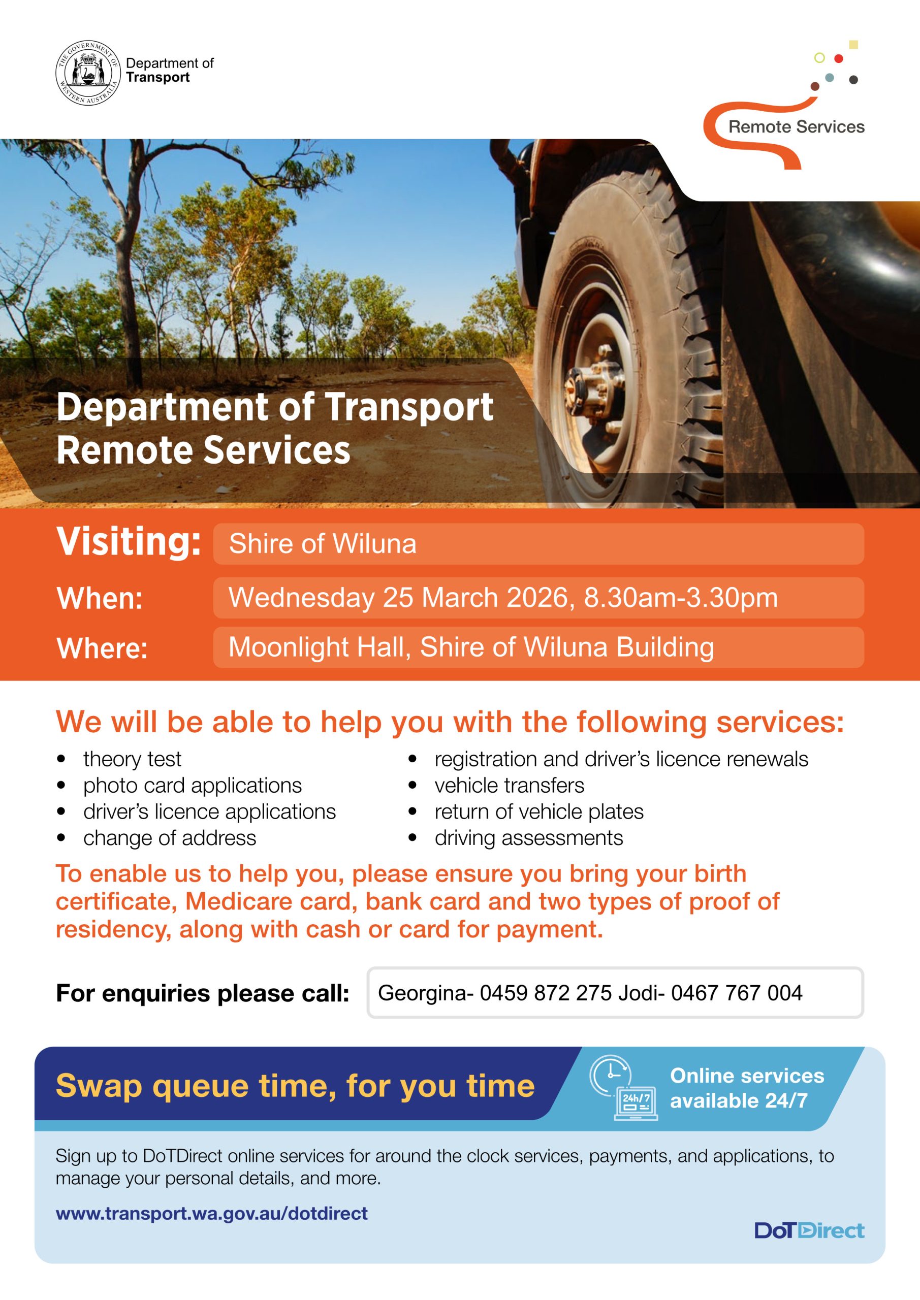 2026 03 25 Flyer Wiluna